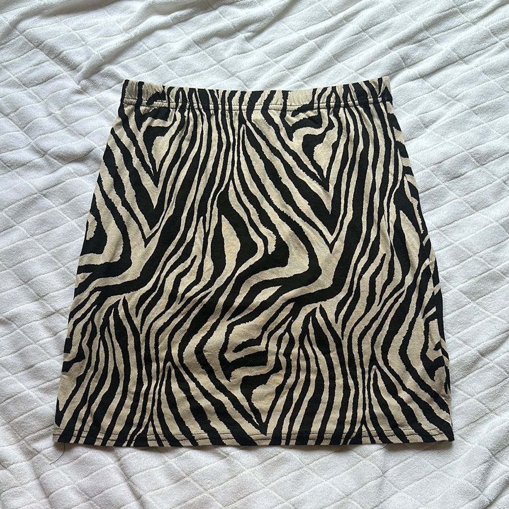 PLT Zebra Print Women's Skirt